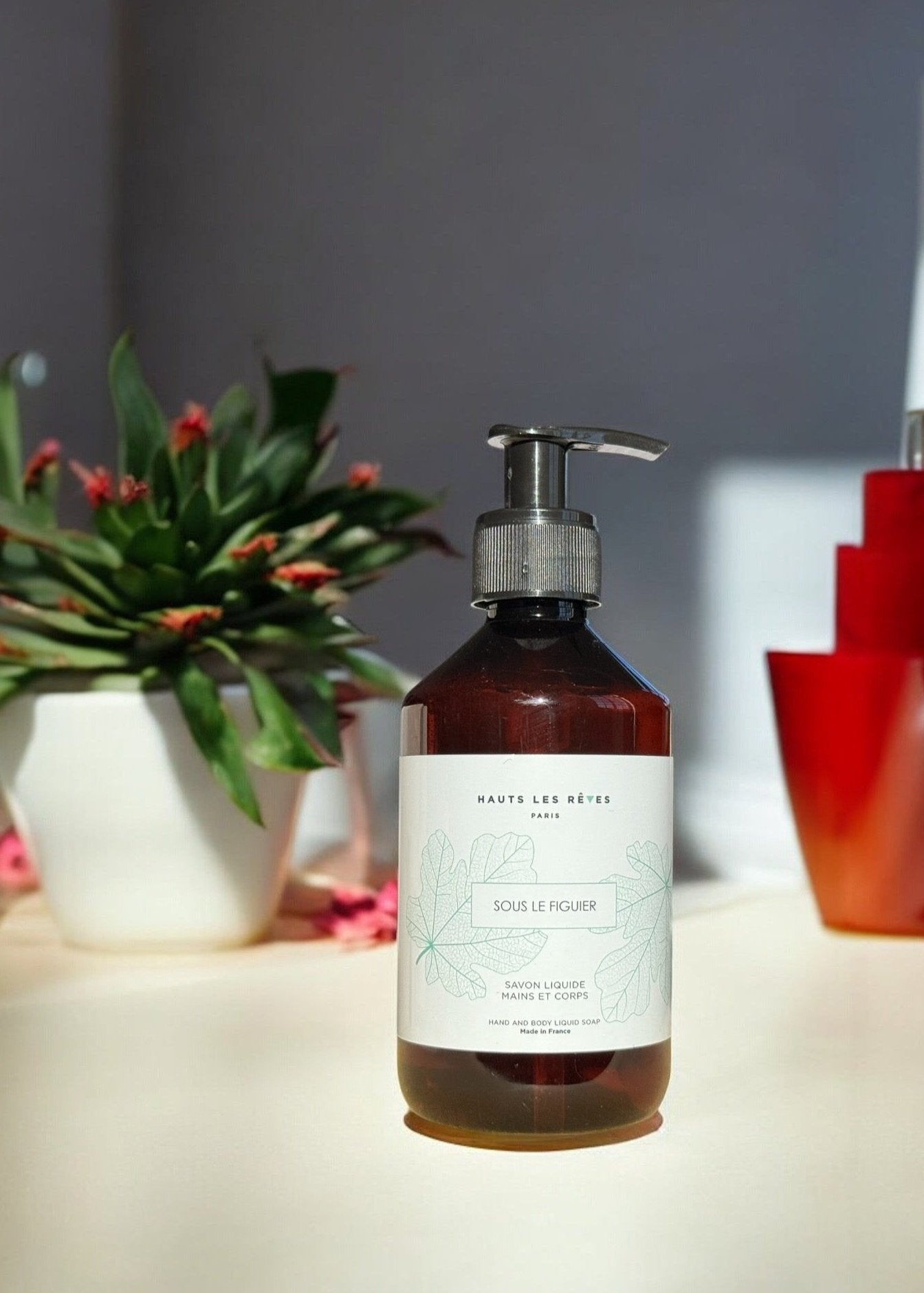 Savon liquide parfumé "Sous le figuier"