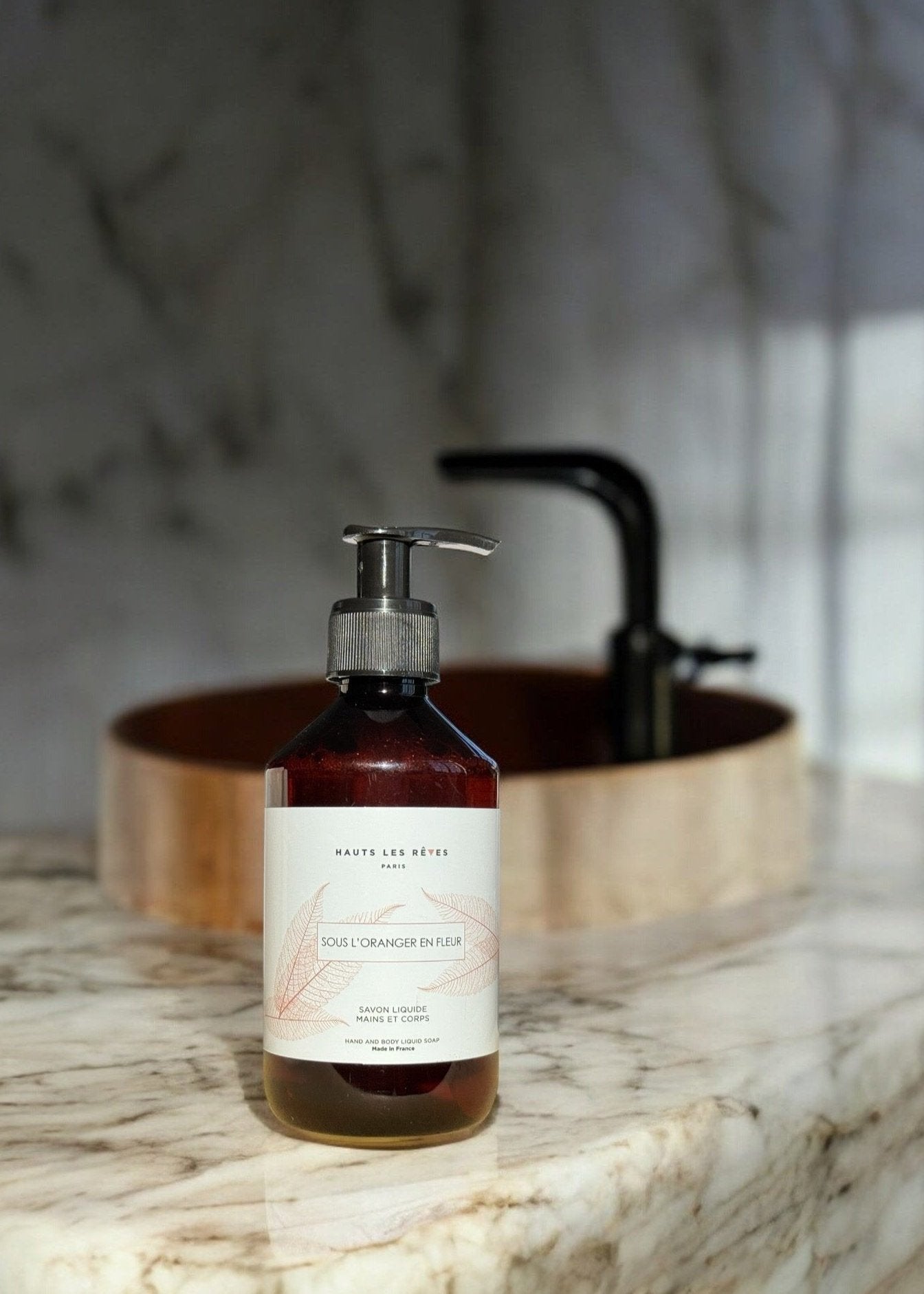 Savon liquide parfumé "Sous l'oranger en fleur"