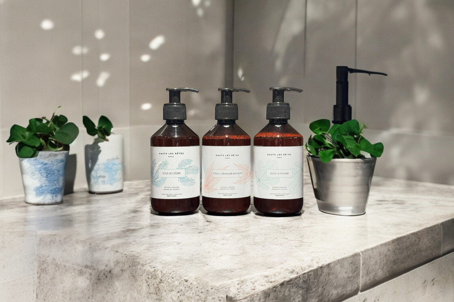 Savon liquide parfumé "Sous le figuier"