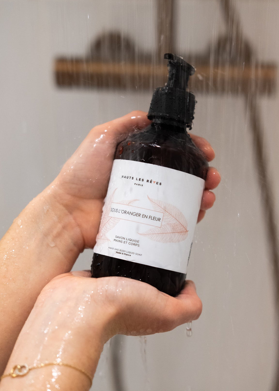 Savon liquide parfumé "Sous l'oranger en fleur"