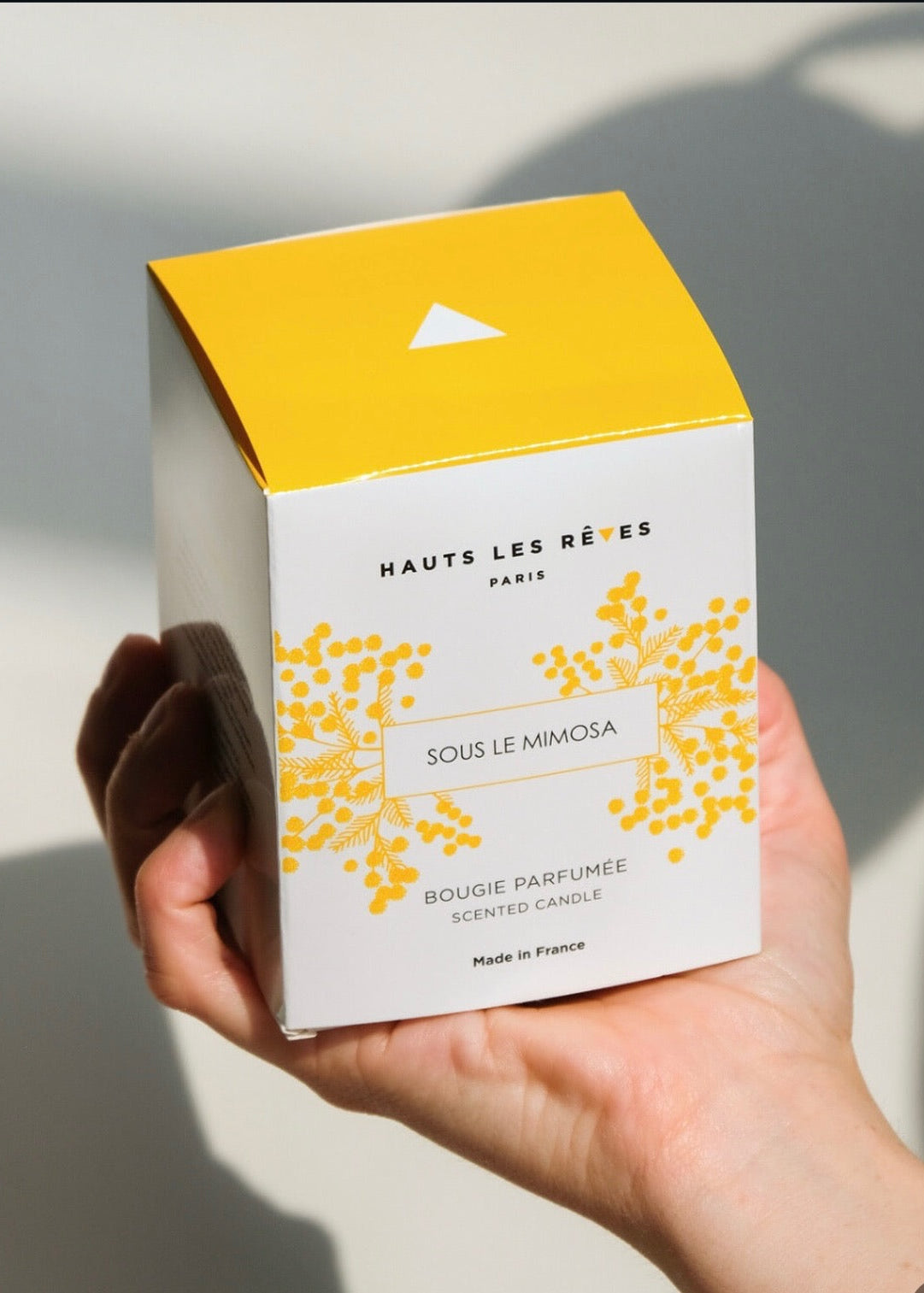Bougie parfumée "Sous le mimosa"