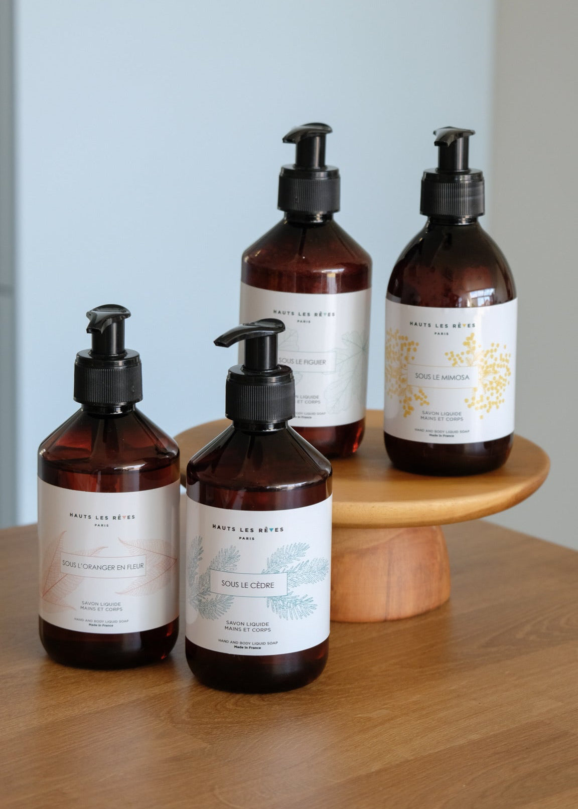 Savon liquide parfumé "Sous le mimosa"