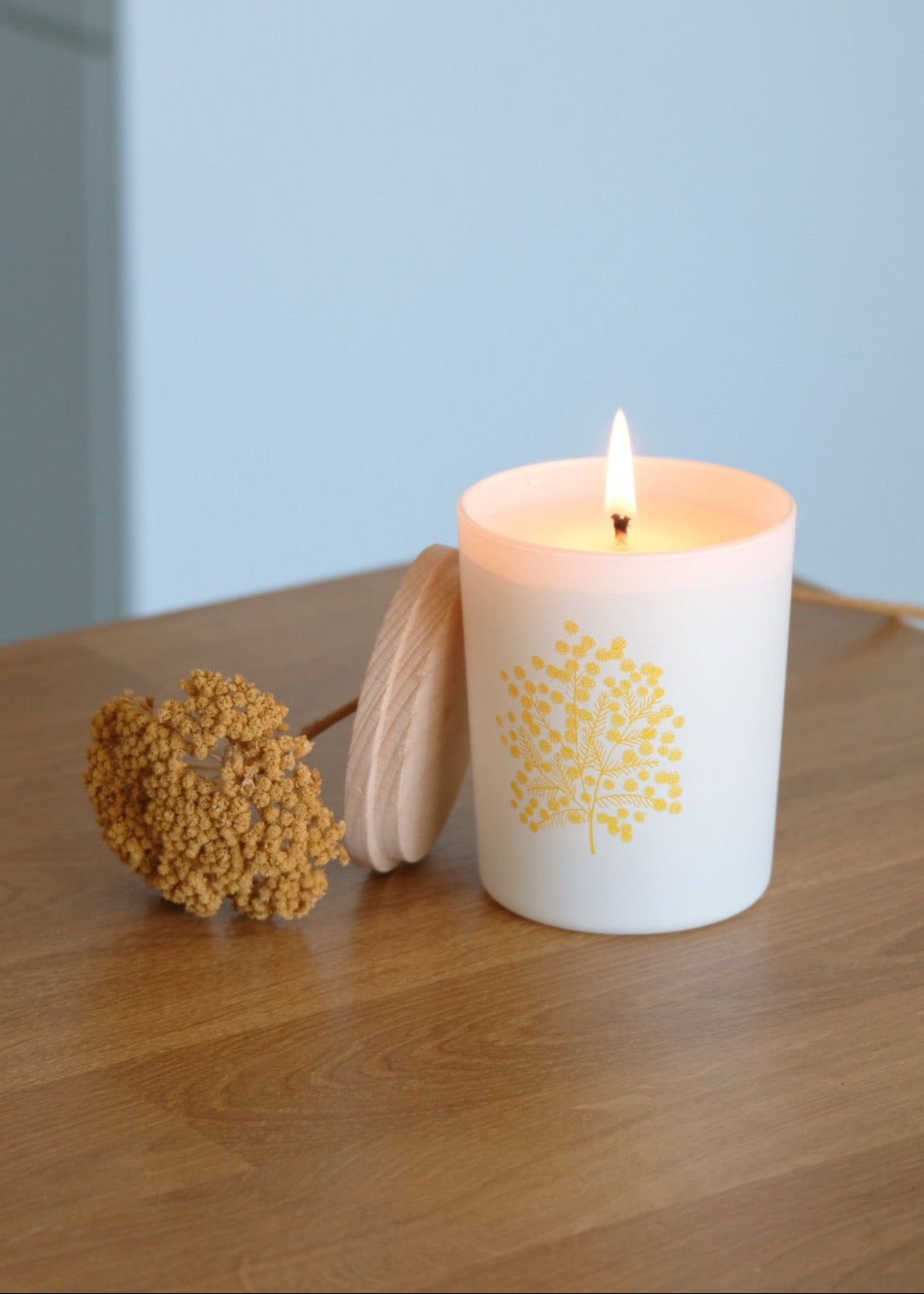 Bougie parfumée "Sous le mimosa"